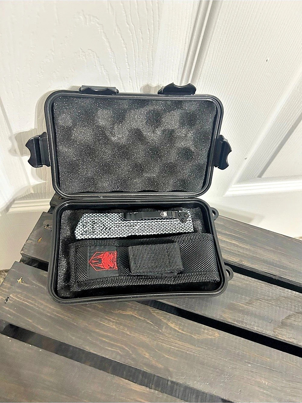 CobraTec Knife, Nylon Sheath and Waterproof Case NEW